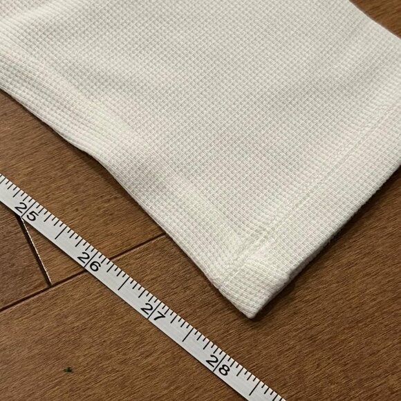 Aritzia Sunday Best Gellar Baby Waffle White Leggings - Picture 5 of 5